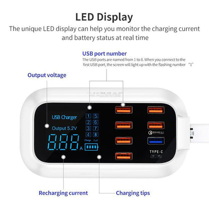 Quick Charge 3.0 Ordinary Smart USB Charger Station