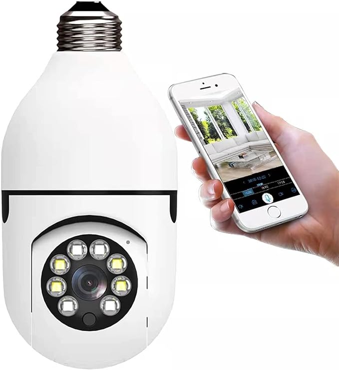 Security Camera with LED Light