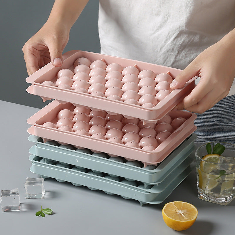 Ice Tray 3D Round Ice Molds Home Bar Party Use Round Ball Ice Cube Makers Kitchen DIY Ice Cream Moulds