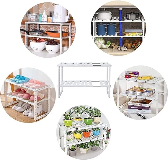 Adjustable Storage Organizer Rack