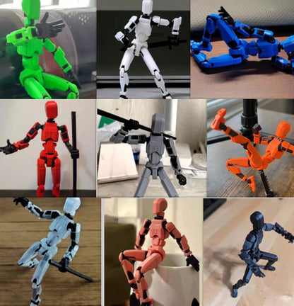 Multi-Jointed Movable Shapeshift Robot 2.0 3D Printed Mannequin Dummy Action Model Doll Toy Kid Gift